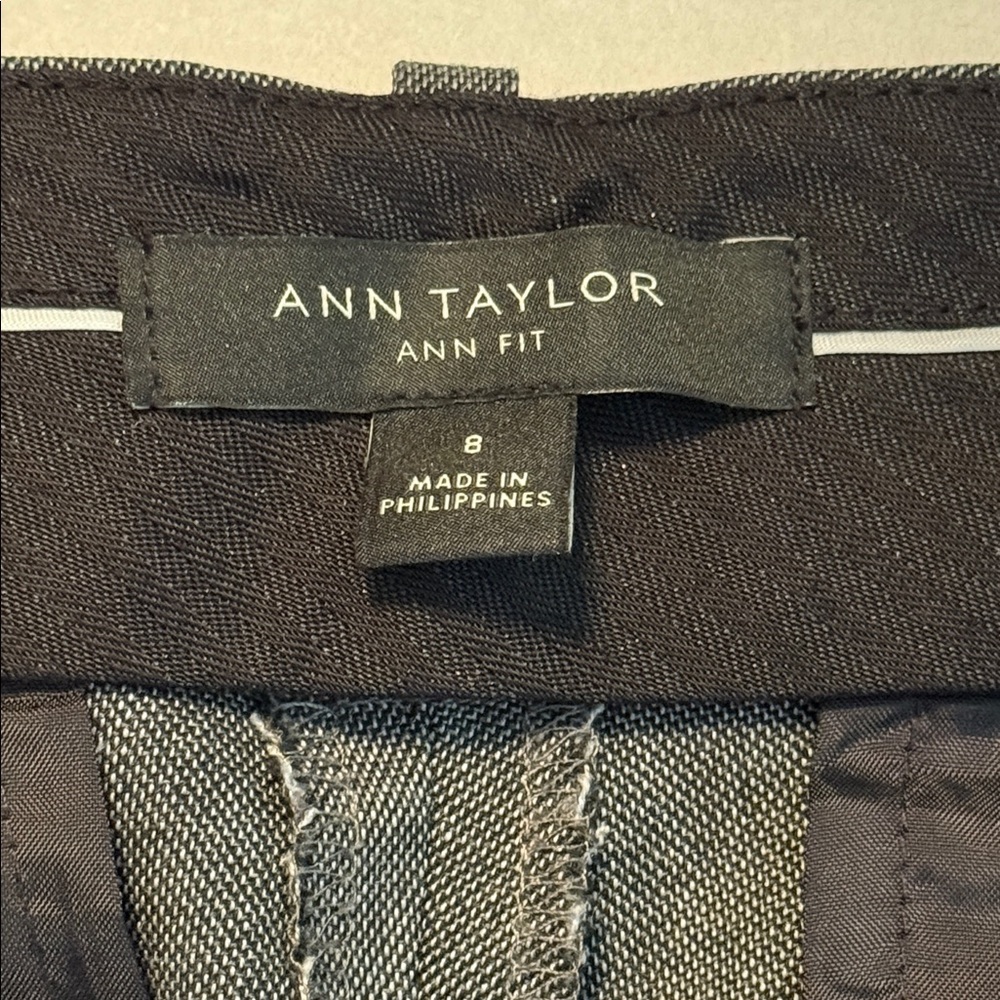 Ann Taylor Ann Fit Women’s Gray Trouser Size 8 - Picture 8 of 12